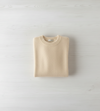 Maglia in micropaillettes con filato misto alpaca