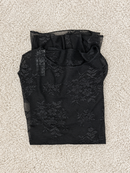 Maglia in pizzo elasticizzato a manica lunga