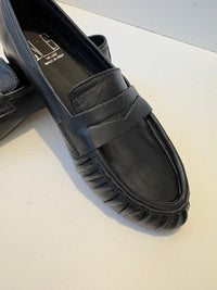 Mocassini N6 Milano in nappa nera