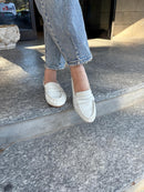 Mocassini N6 Milano in nappa off white