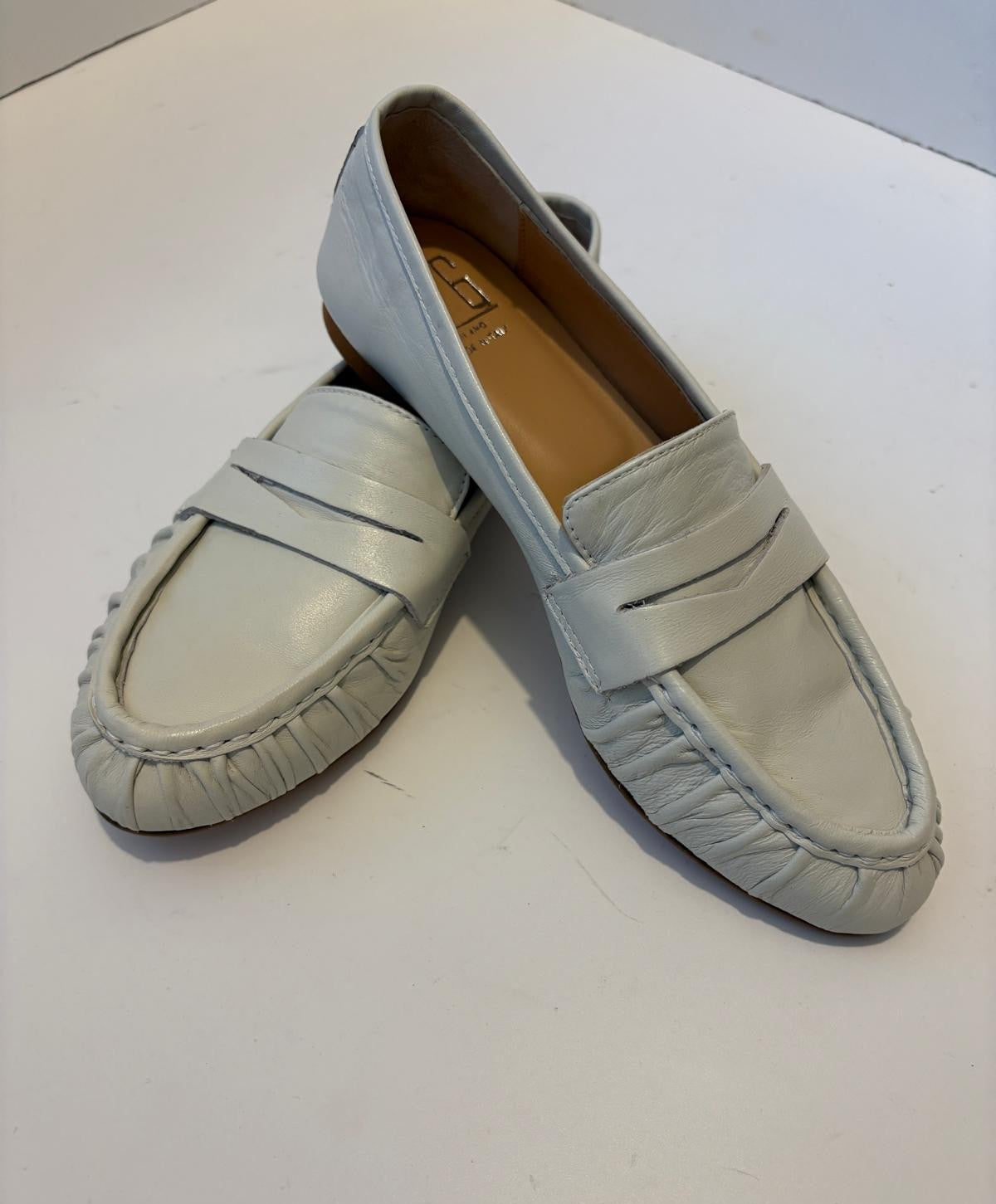 Mocassini N6 Milano in nappa off white