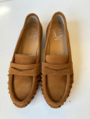Mocassini N6 Milano in camoscio color biscotto