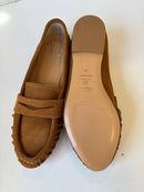 Mocassini N6 Milano in camoscio color biscotto