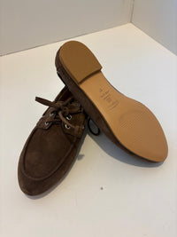 N6 Milano deck moccasins in dark brown suede