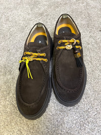 Mocassino Ambitious in pelle con suola strutturata e charm