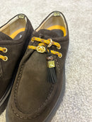 Mocassino Ambitious in pelle con suola strutturata e charm