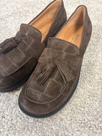 Mocassino barefoot in camoscio stampa cocco