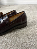 Mocassino barefoot mogano effetto vernice