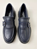 Mocassino Luna in pelle blu