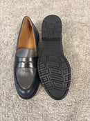 Mocassino tricolore in vitello con fondo extra light