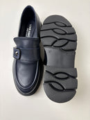 Mocassino Luna in pelle blu