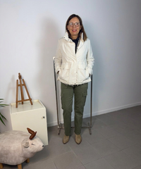 Cargo pants with side pockets