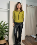 Pantalone in ecopelle Operà