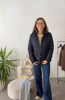 Piumino 100g trapuntato matelassé con colletto