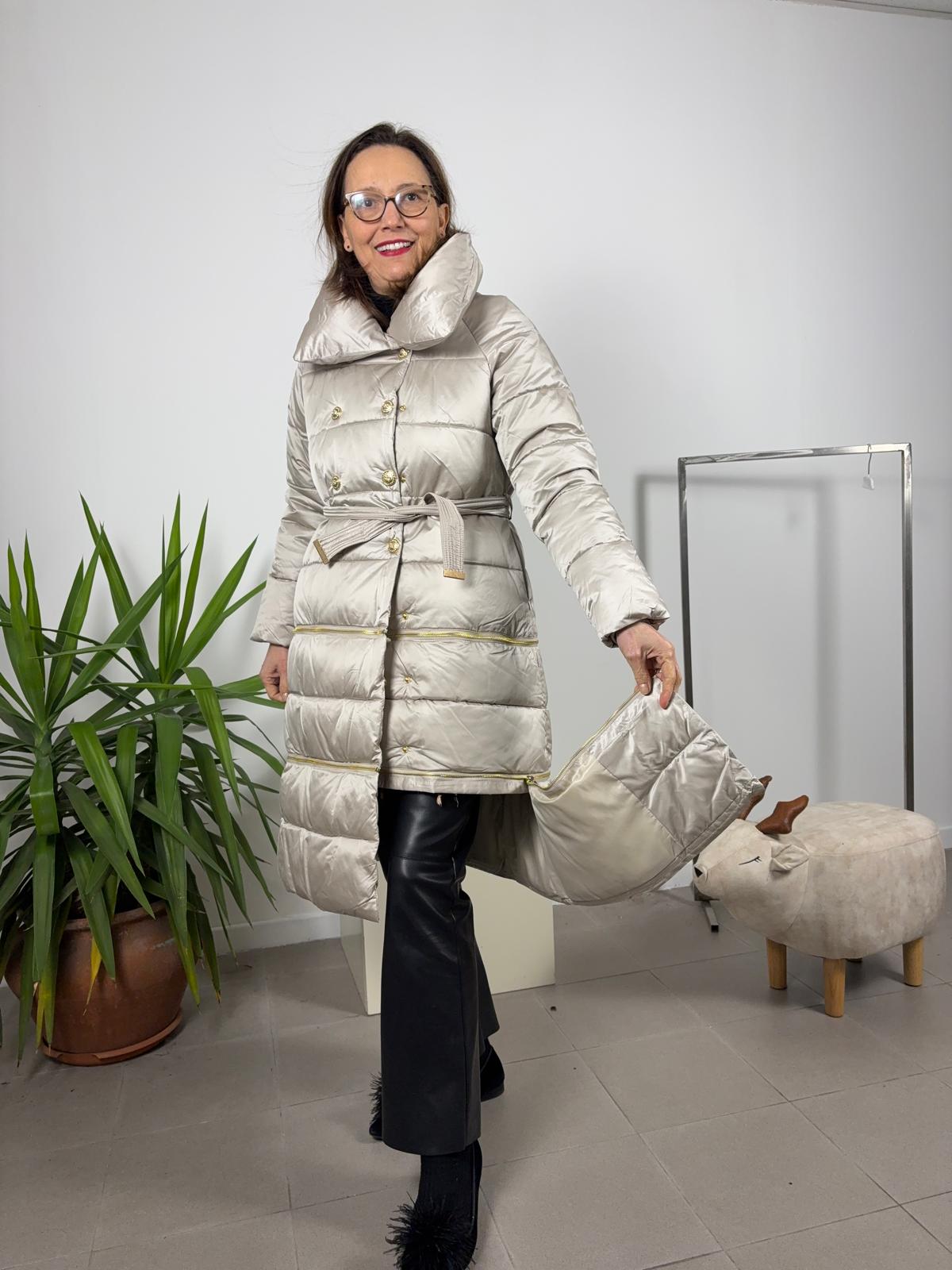 Piumino donna 3 in 1 con imbottitura ecologica