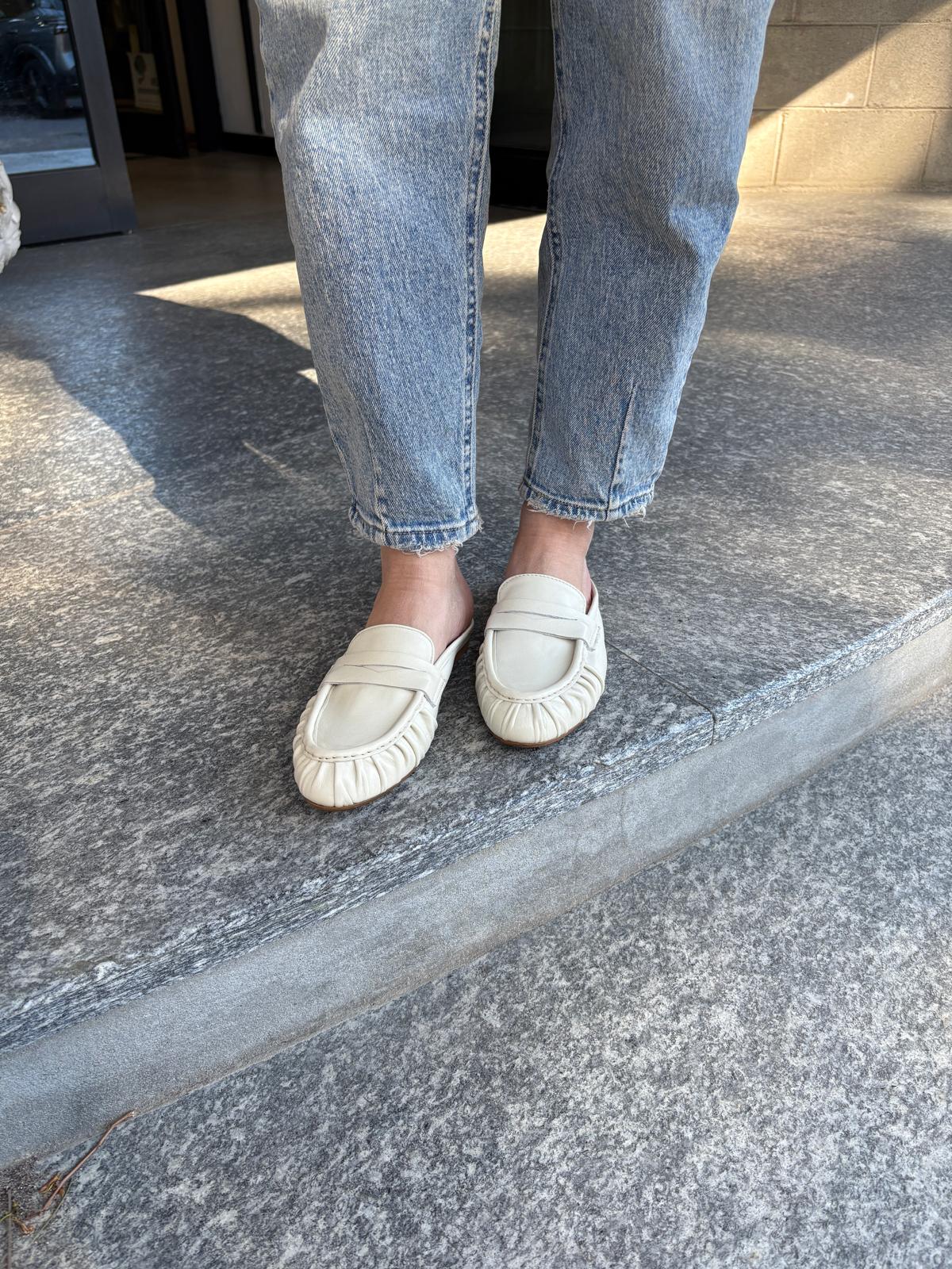 Off-white nappa leather N6 Milano clogs