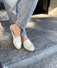 Off-white nappa leather N6 Milano clogs