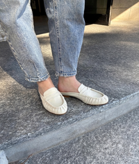 Off-white nappa leather N6 Milano clogs