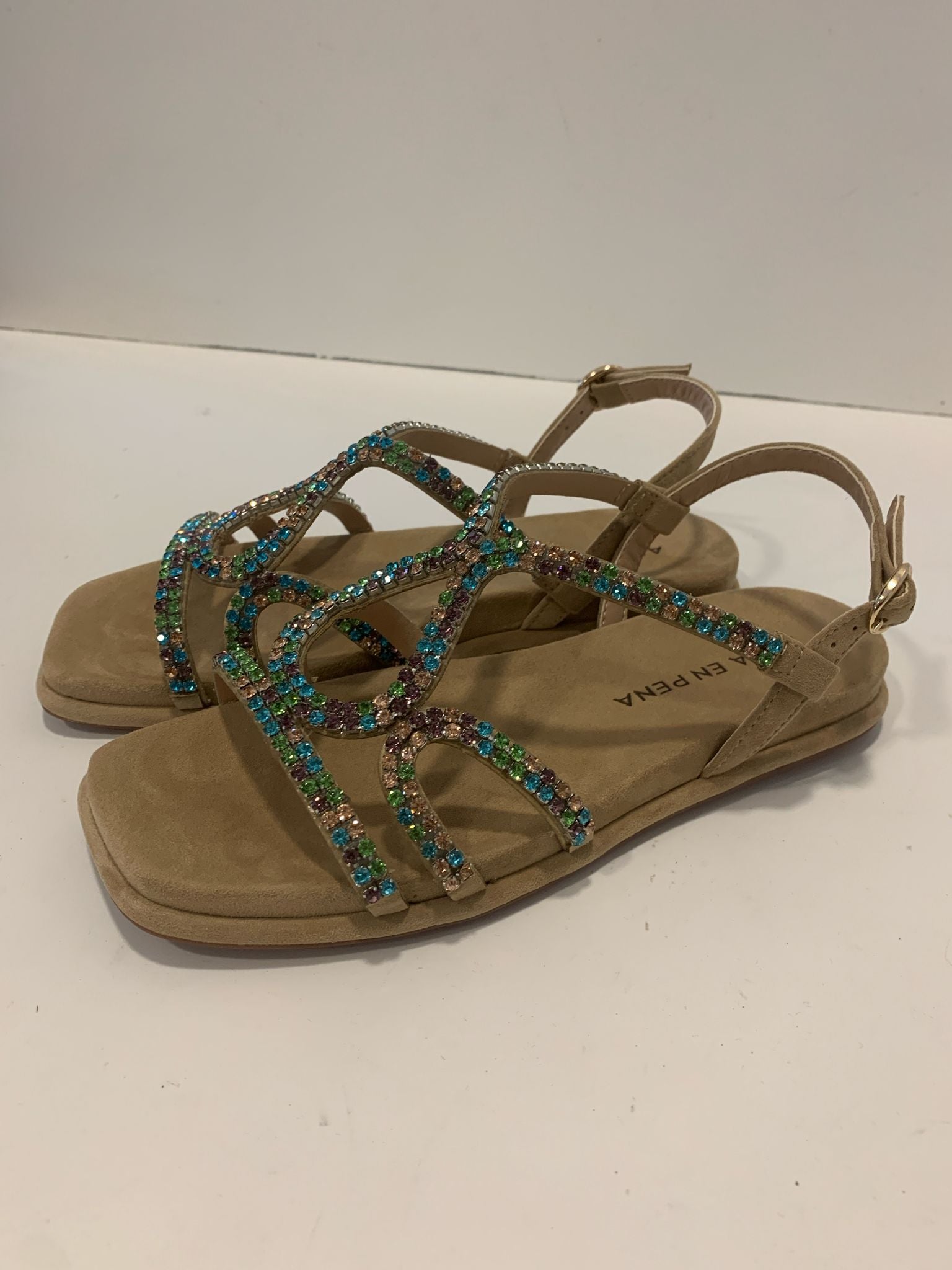 Sandalo gioiello Alma en Pena con strass