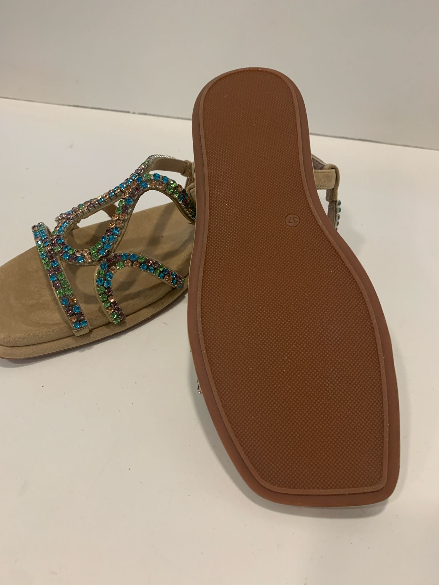 Sandalo gioiello Alma en Pena con strass