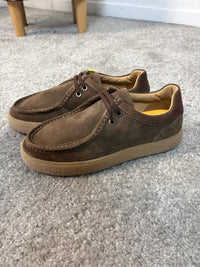 Scarpa uomo modello ingegnere Ambitious in pelle scamosciata color tabacco