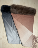 Sciarpa Gian Marco Venturi con dettaglio in pelliccia