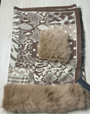 Sciarpa Gian Marco Venturi con dettaglio in pelliccia