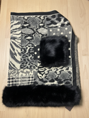 Sciarpa Gian Marco Venturi con dettaglio in pelliccia