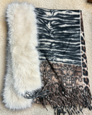 Sciarpa Gian Marco Venturi con dettaglio in pelliccia