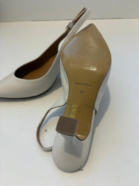 Slingback in nappa con tacco 7 cm