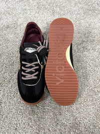 Sneaker Victoria Saturno nylon e camoscio con doppio laccio