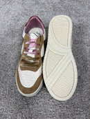 Sneaker Victoria Seul in camoscio effetto coccodrillo e dettagli metalizzati