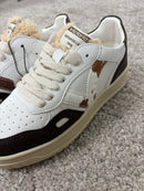 Sneaker Victoria Seul effetto pelle e camoscio con dettaglio animalier