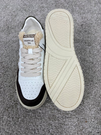 Sneaker Victoria Seul effetto pelle e camoscio con dettaglio animalier