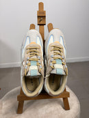 Sneaker Victoria LUNA in nylon e camoscio con suola dentellata
