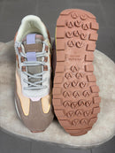 Sneaker Victoria LUNA in nylon e camoscio con suola dentellata