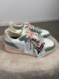 Sneaker Victoria C80 Urban in pelle e nylon con laccio bicolore