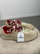 Victoria ASTER sneakers in beige suede with double laces