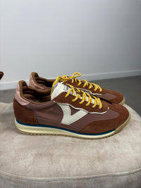 Sneaker Victoria SATURNO in nylon e camoscio colore terra