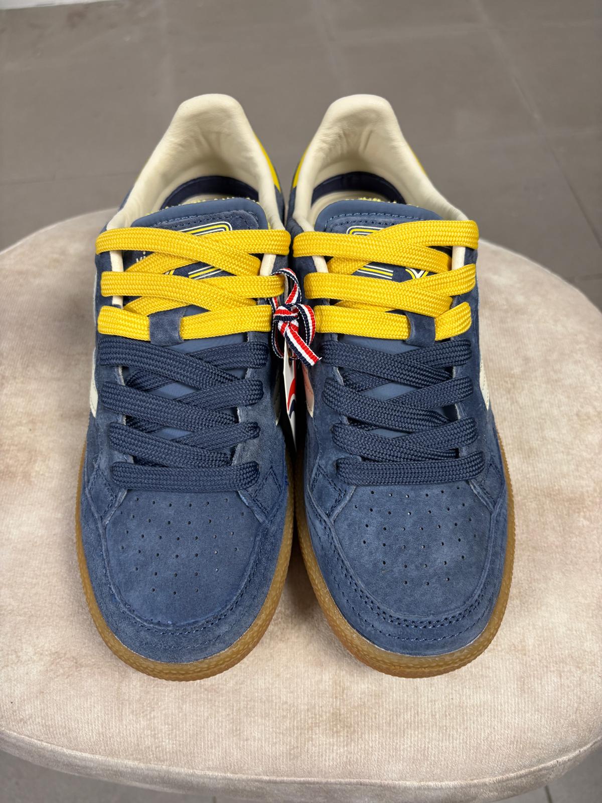 Sneaker Victoria SMASH Suede in pelle con lacci bicolore