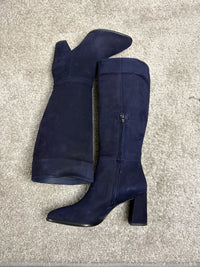 Stivale L’Amour by Albano in camoscio blu