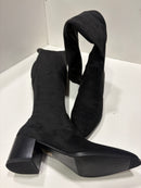 Stivale Greta overknee in camoscio nero