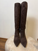 Stivale Stefania in alpaca con frange