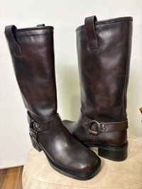 Stivale Frye con effetto spazzolato