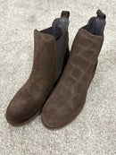 Stivaletto in nabuk effetto cocco
