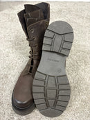 Stivaletto vintage in pelle con dettagli cocco