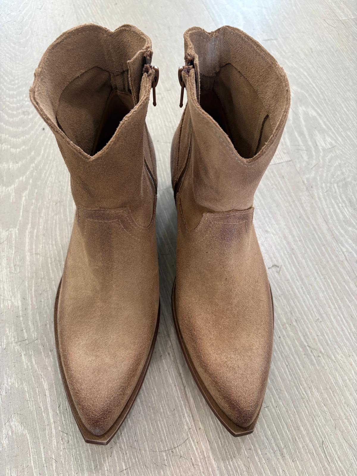 Texano N6 Milano in camoscio effetto vintage