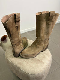 Texano in camoscio sabbia