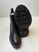 Tronchetto Martina in pelle con fascia laterale elastica