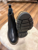 Tronchetto Martina in pelle con fascia laterale elastica